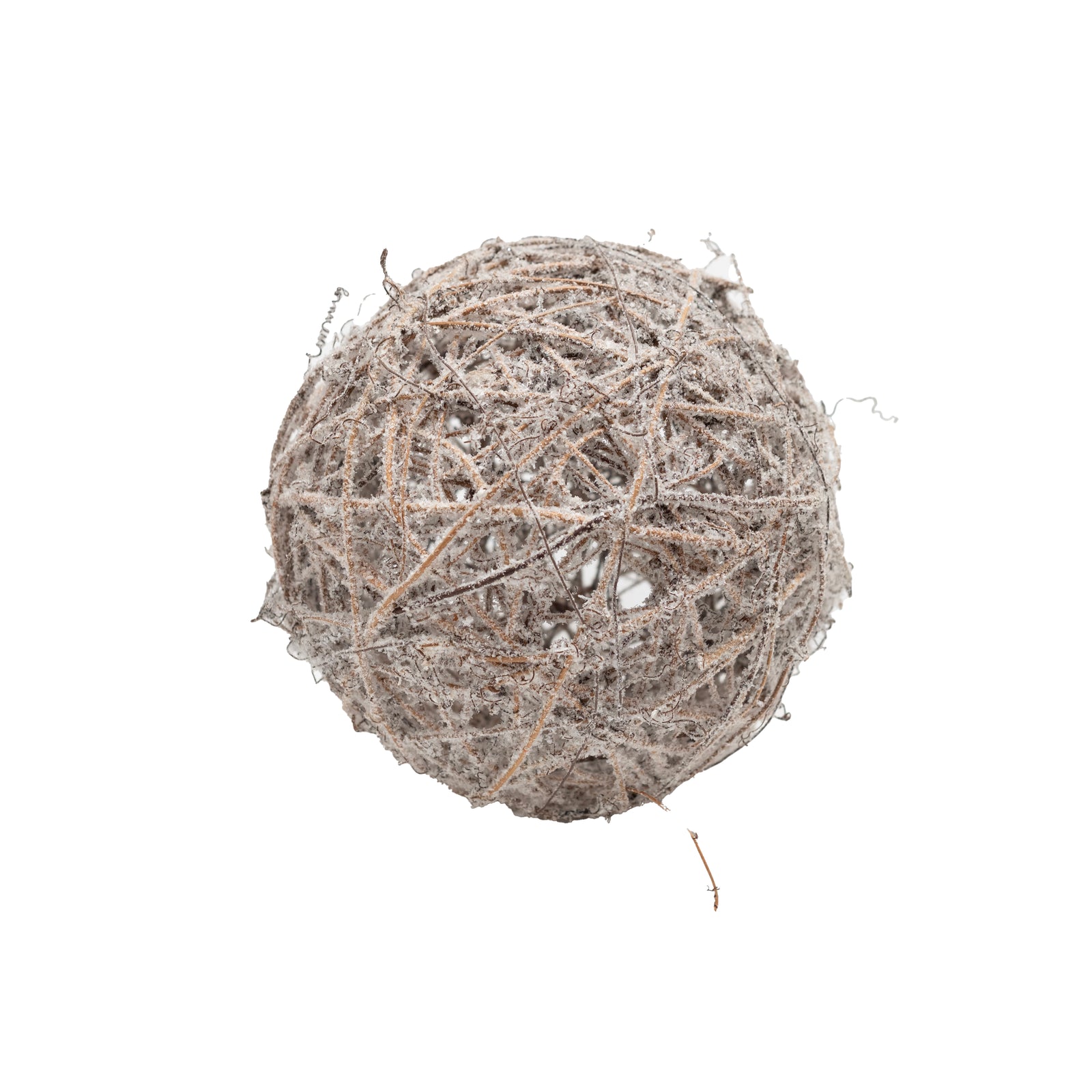Frosted Vine Ball Ornament