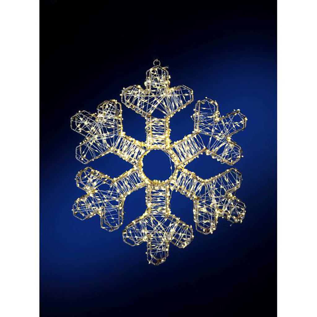 LED Outdoor Snowflake 16"