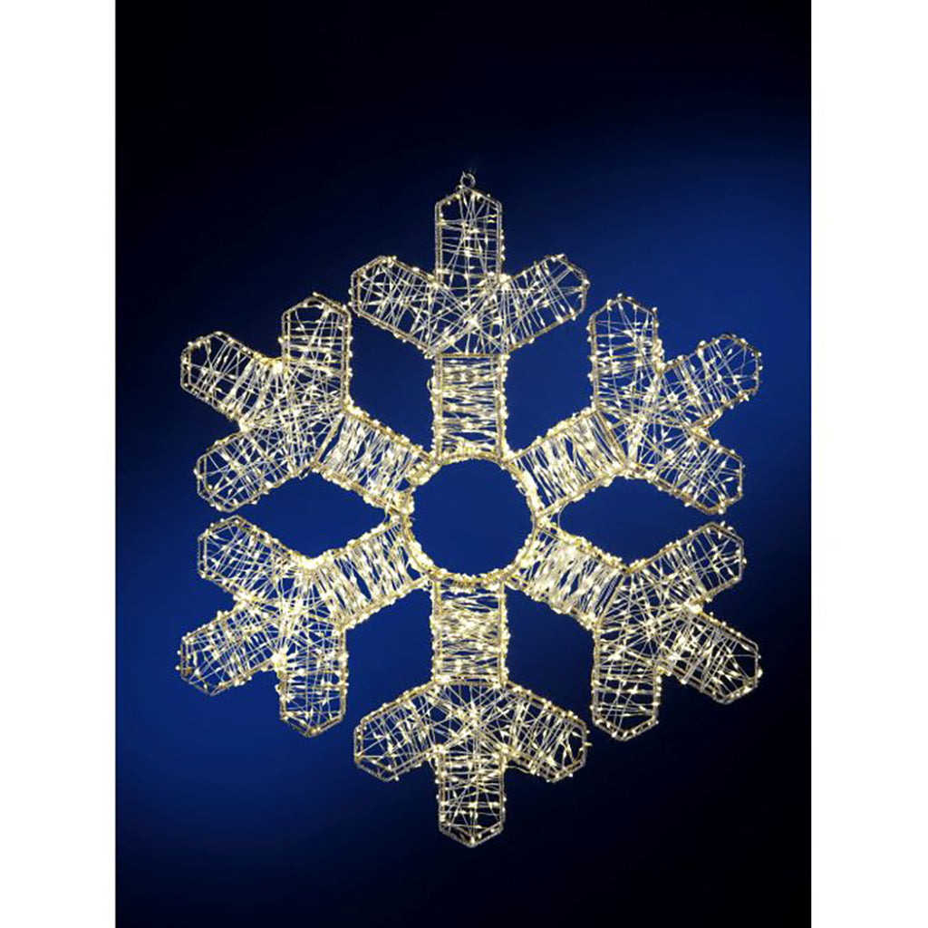LED Outdoor Snowflake 26"