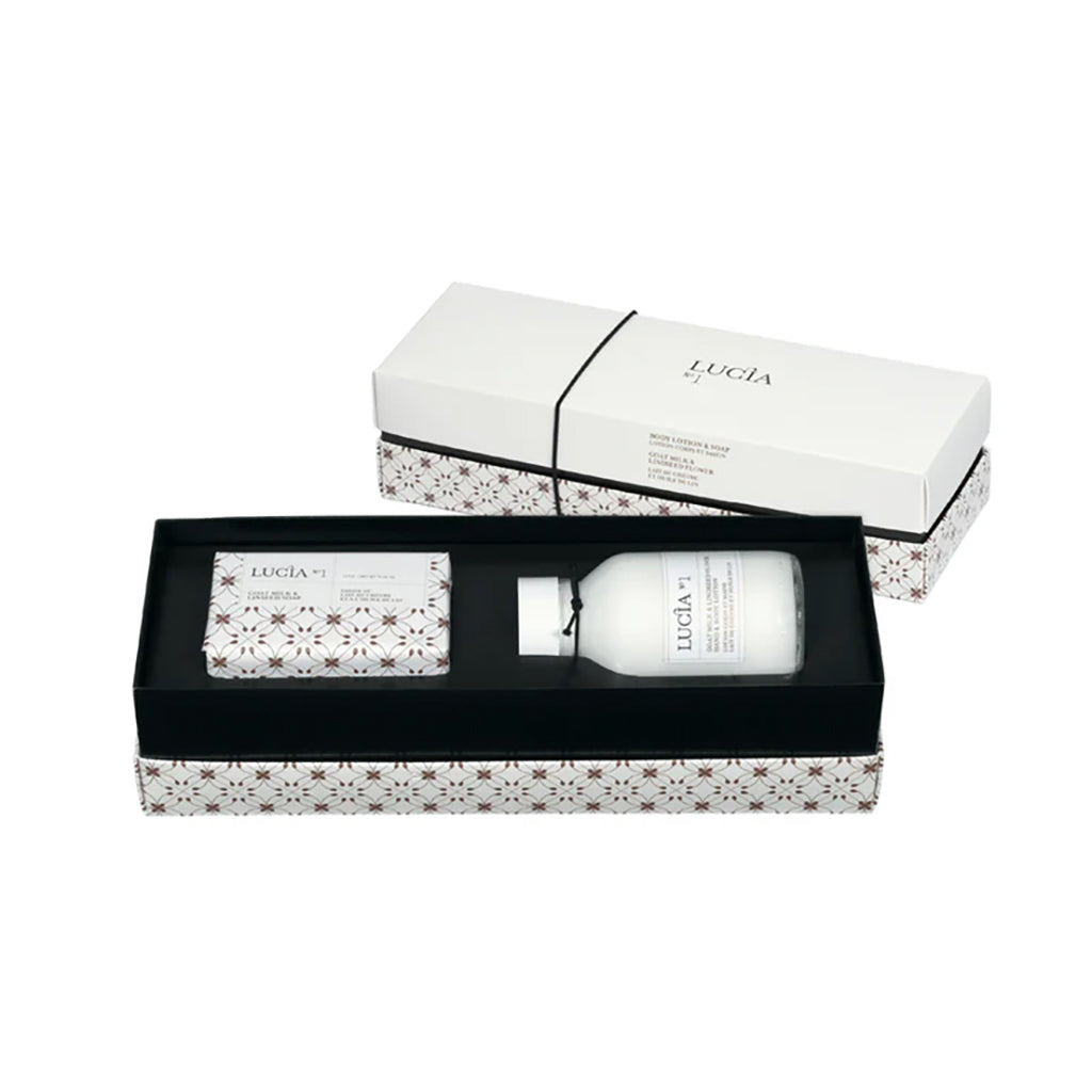 Gift Set Soap &amp; Lotion Goat Milk &amp; Linseed