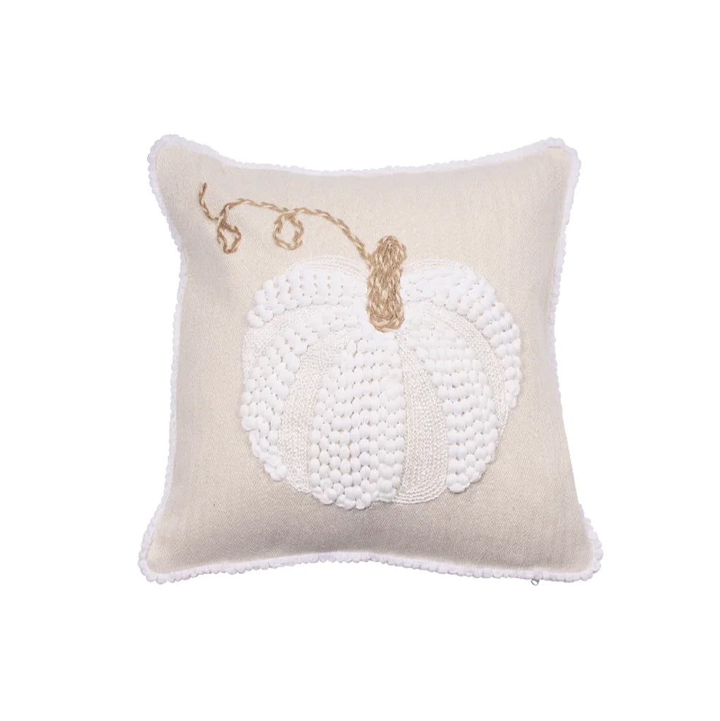 Woven Pumpkin Cushion