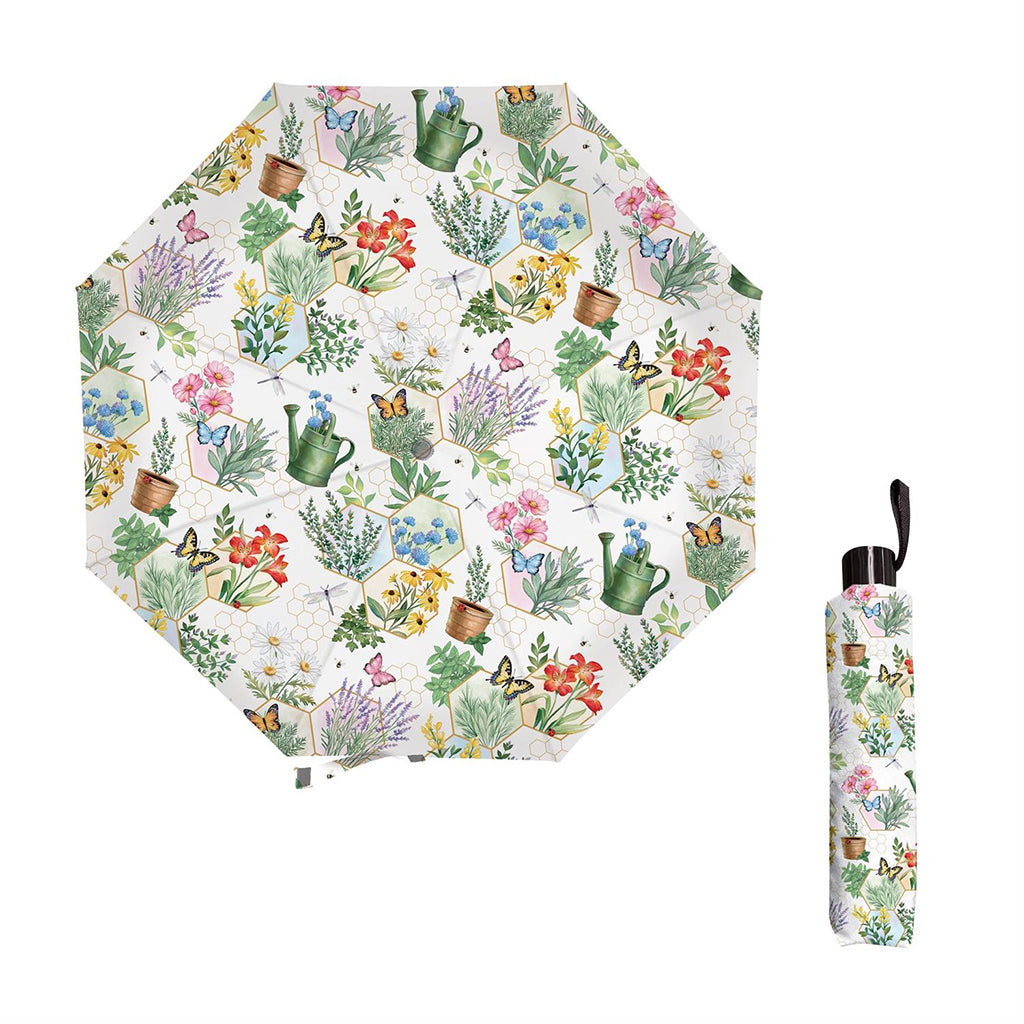 Pollinator Garden Compact Umbrella