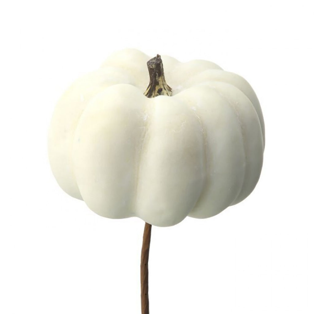 Weathered Pumpkin Pick Cream 13"