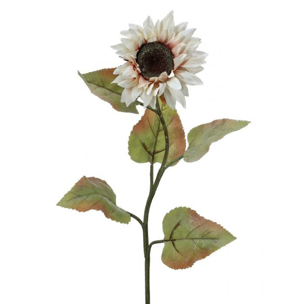 Autumn Sunflower Pick Cream 30"