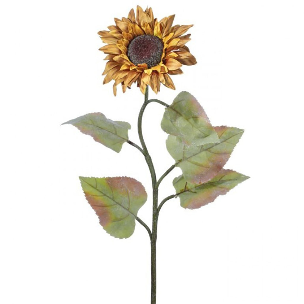 Autumn Sunflower Pick Orange 30"