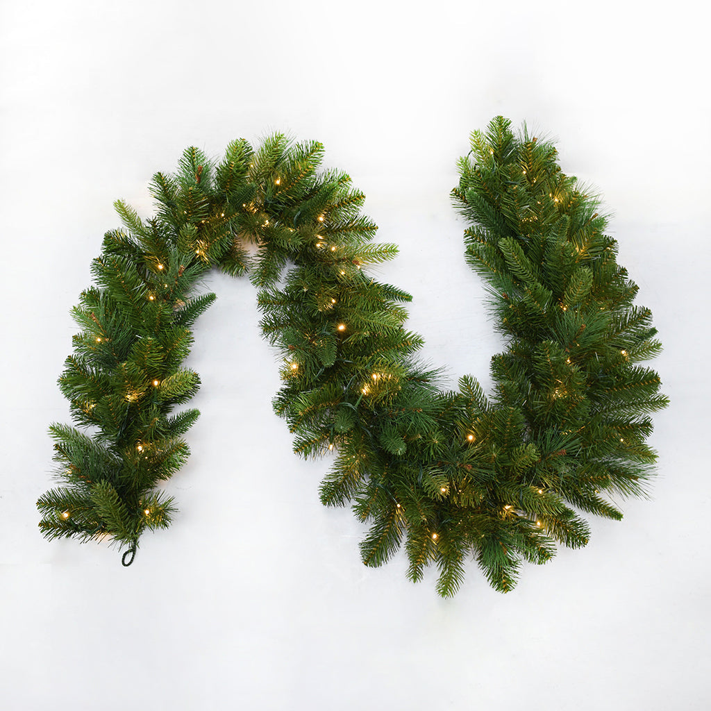 Bristol Led Pine Everlasting Garland