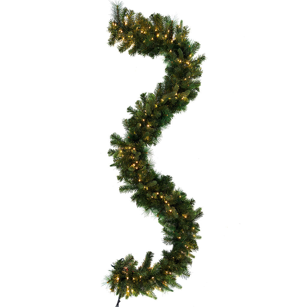 Bristol Led Pine Everlasting Garland