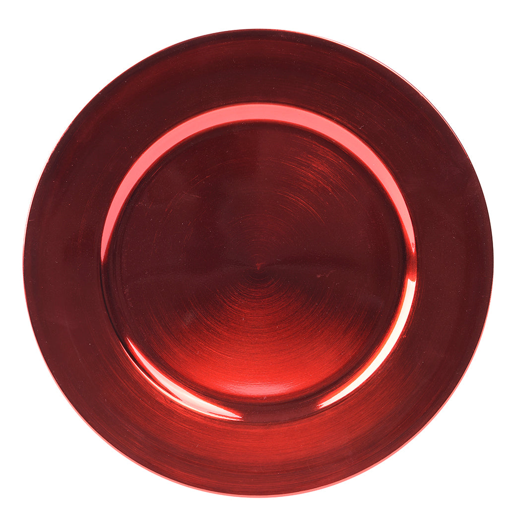 Charger Plate Red