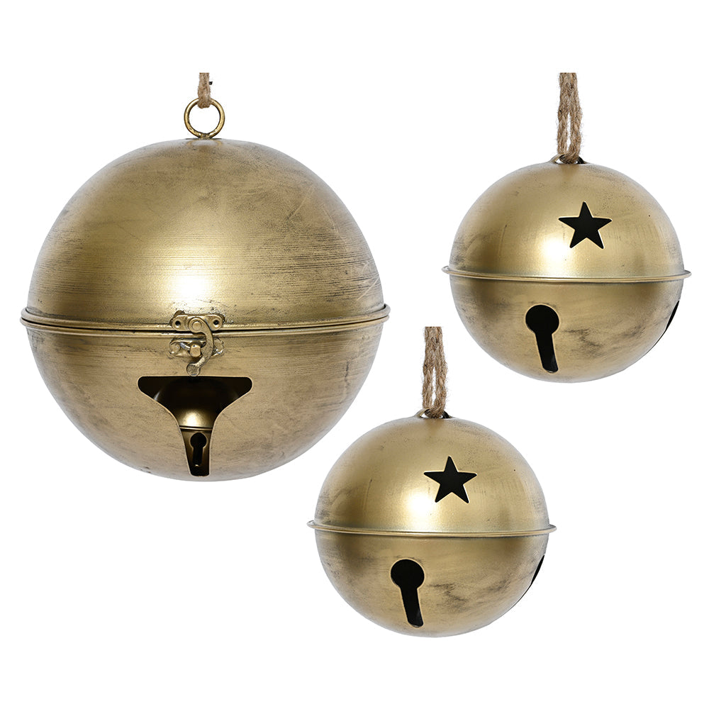 Iron Bell Ornament Gold
