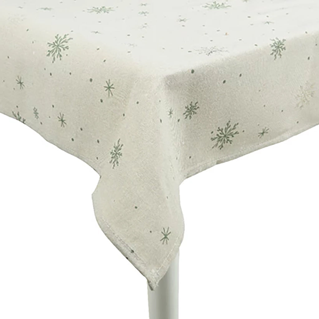 Snowflake Table Cloth  55x94"