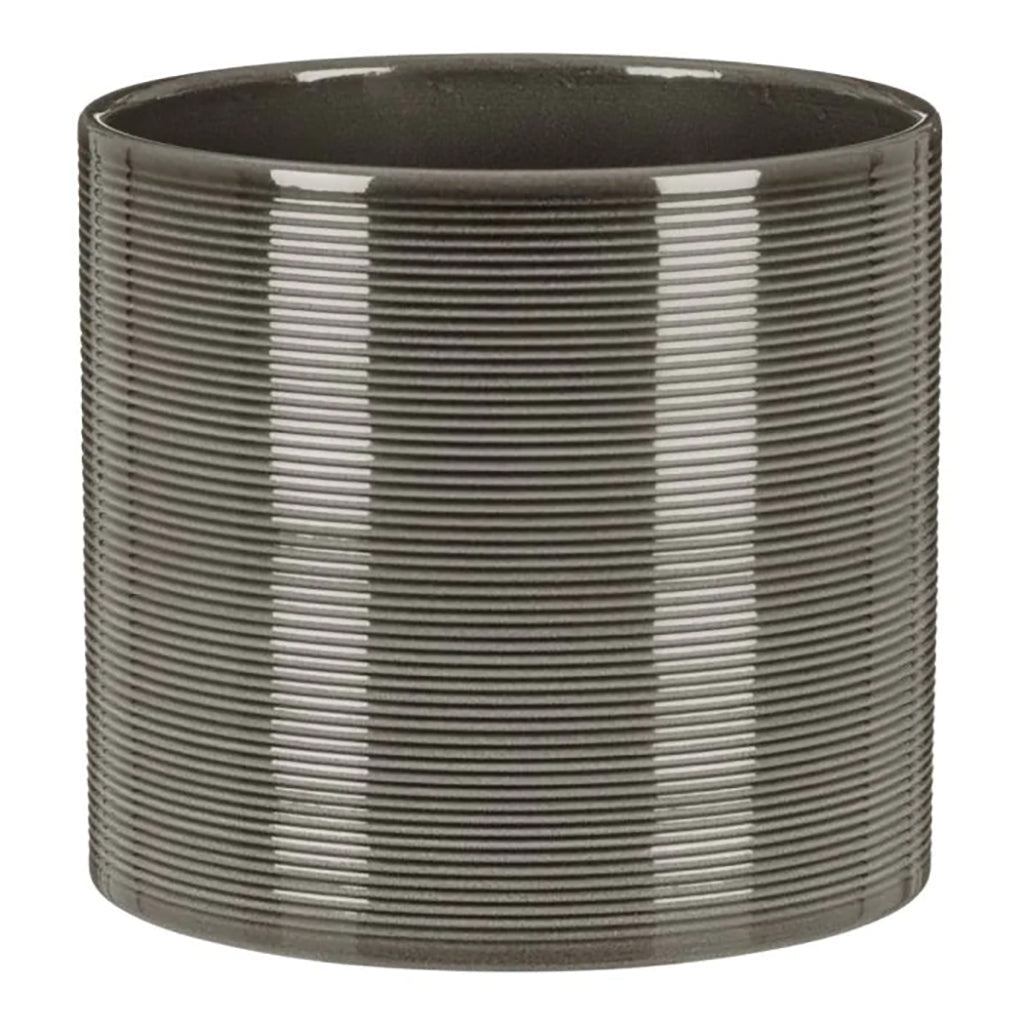 Maddy Ceramic Pot Glass Grey