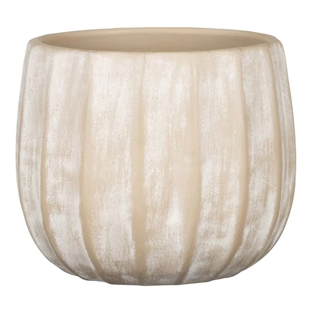 Runa Ceramic Pot Washed Cream