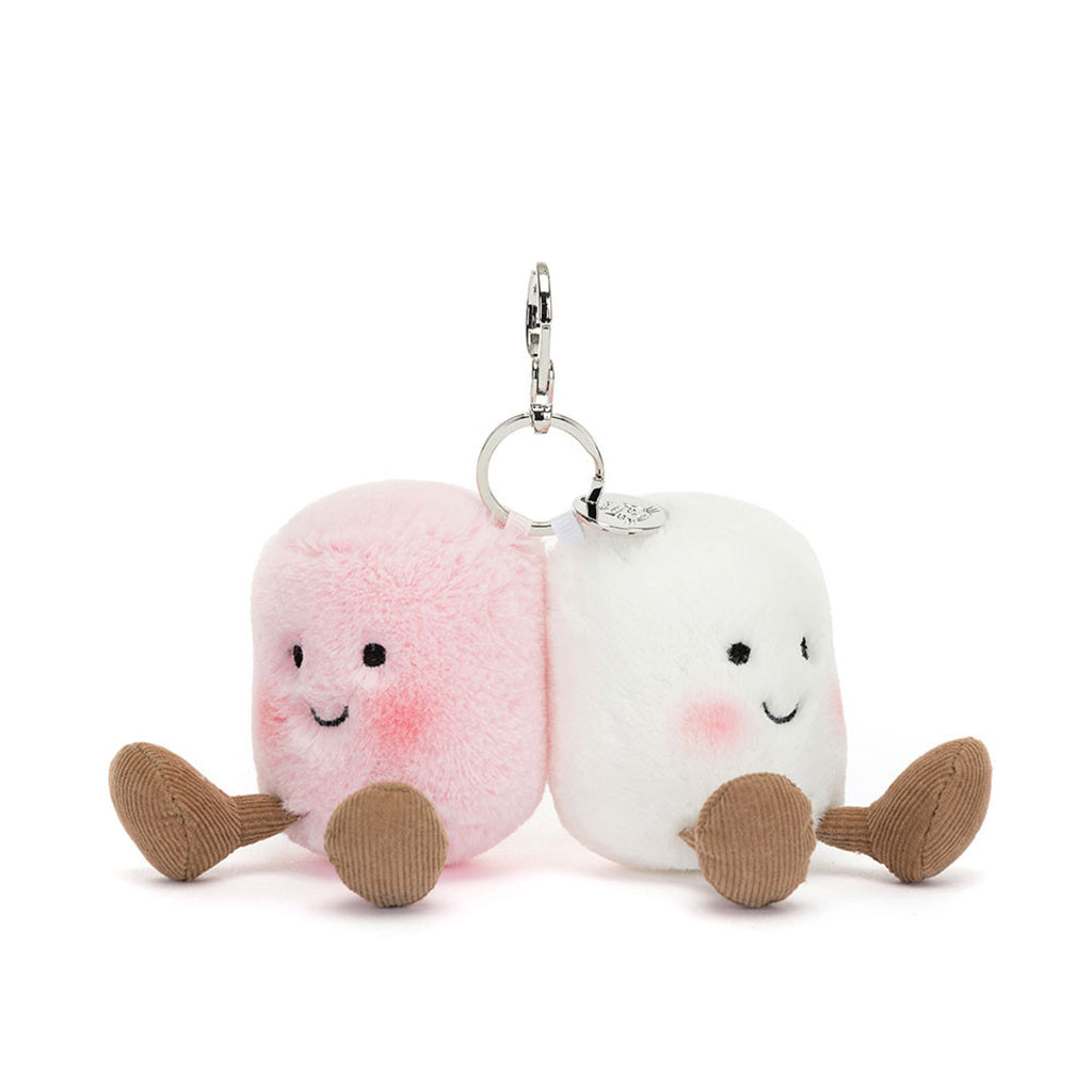 Amuseables Pair of Marshmallow Bag Charm