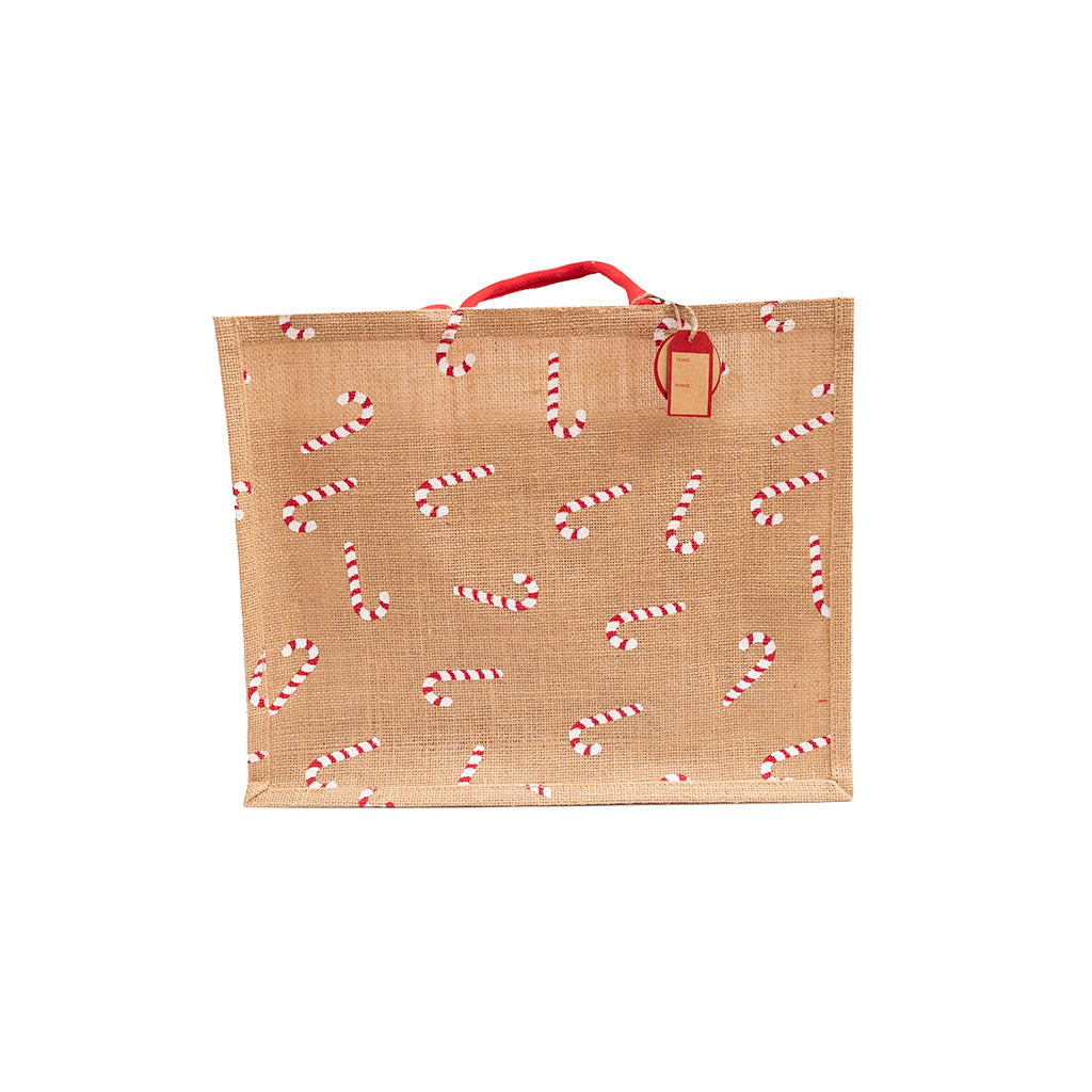 Candy Cane Gift Tote