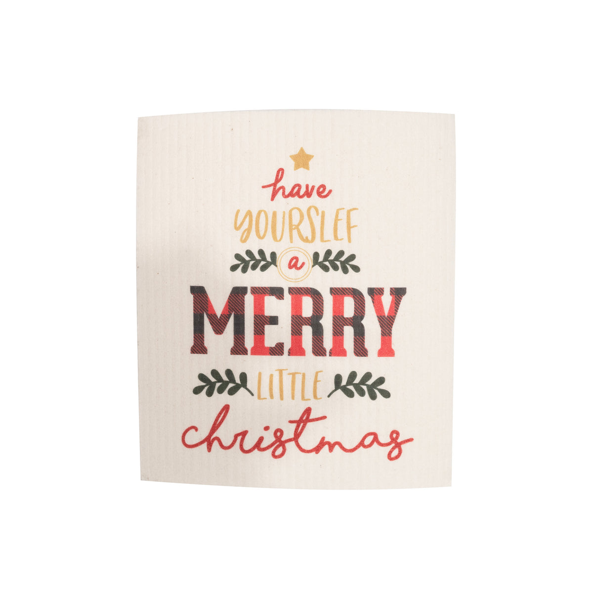 Have Yourself A Merry Little Christmas Sponge Cloth