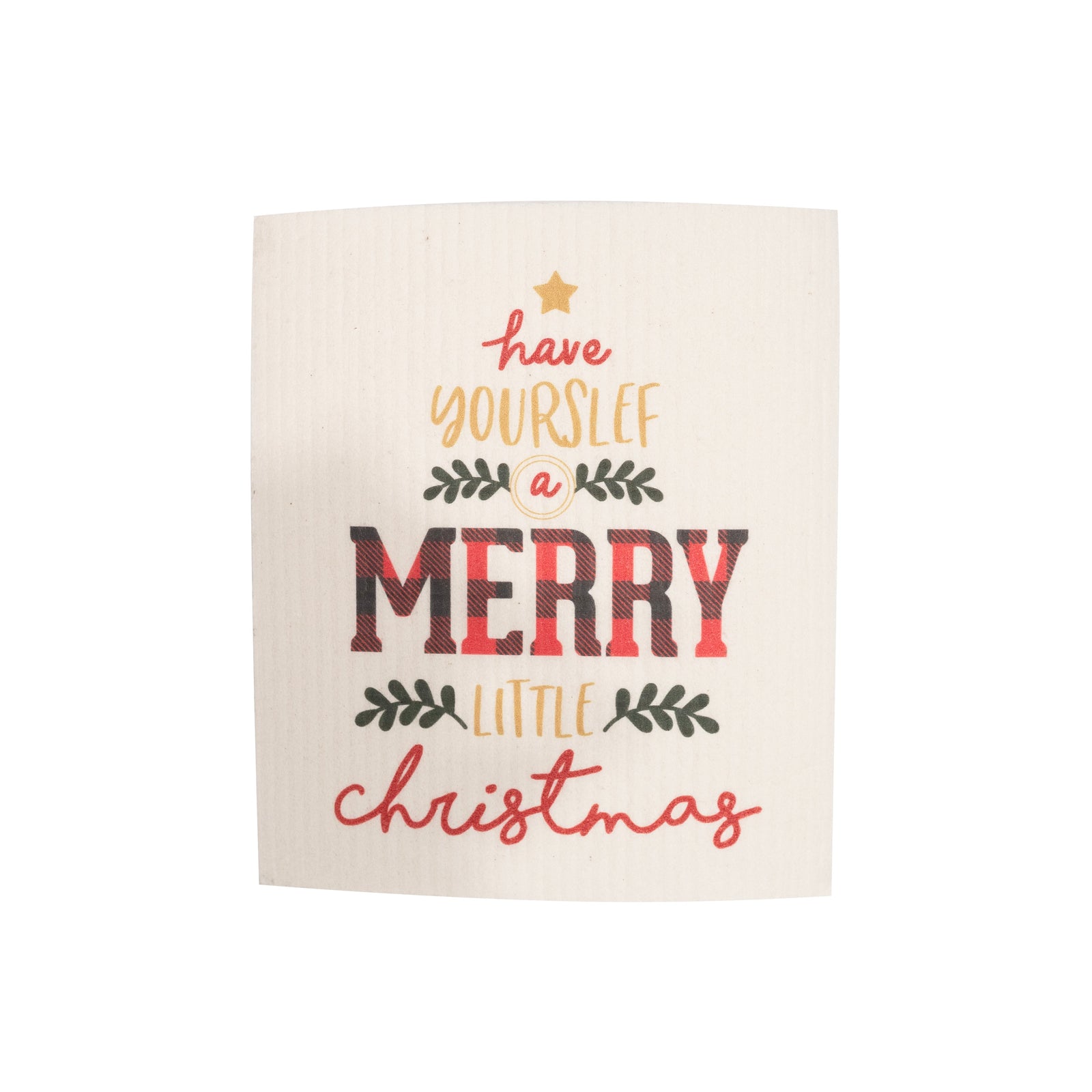 Have Yourself A Merry Little Christmas Sponge Cloth