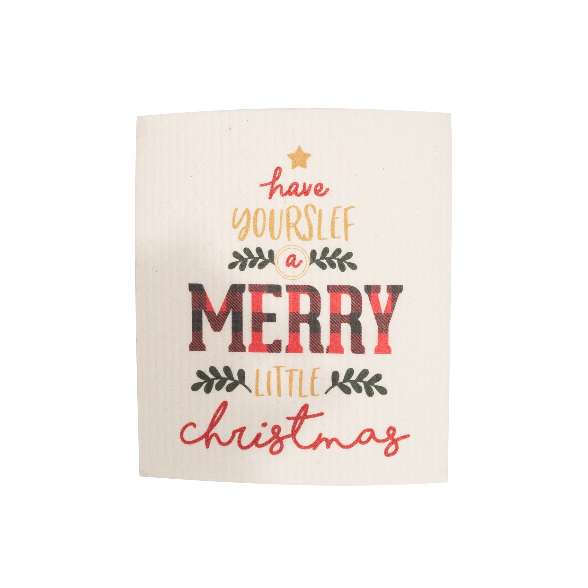 Have Yourself A Merry Little Christmas Sponge Cloth