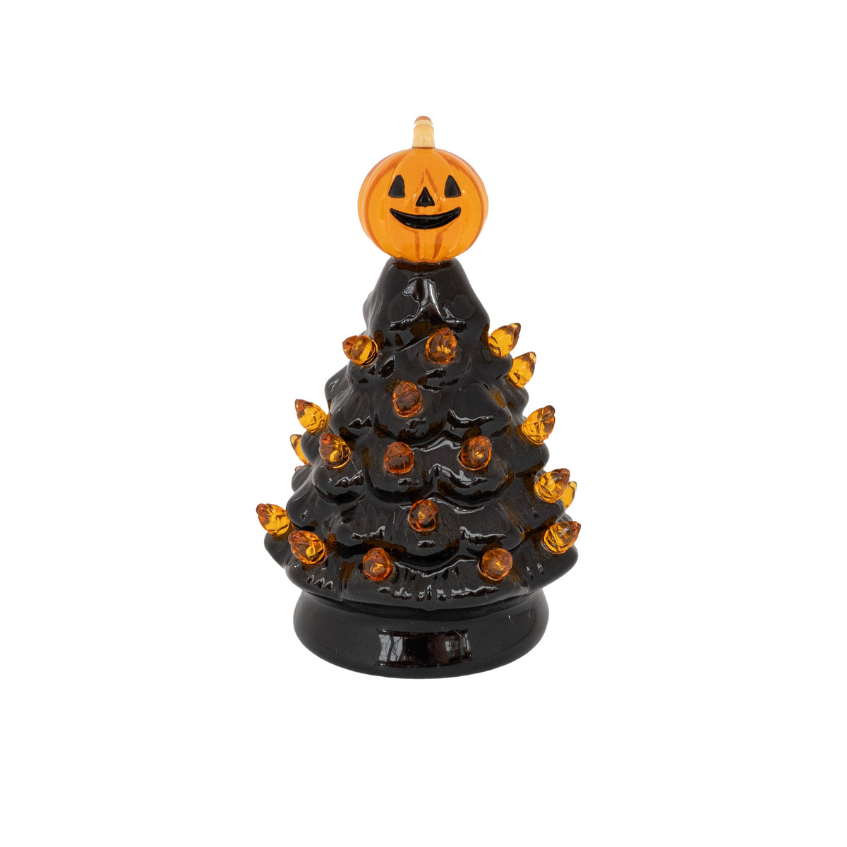 Ceramic LED Halloween Tree Table Décor