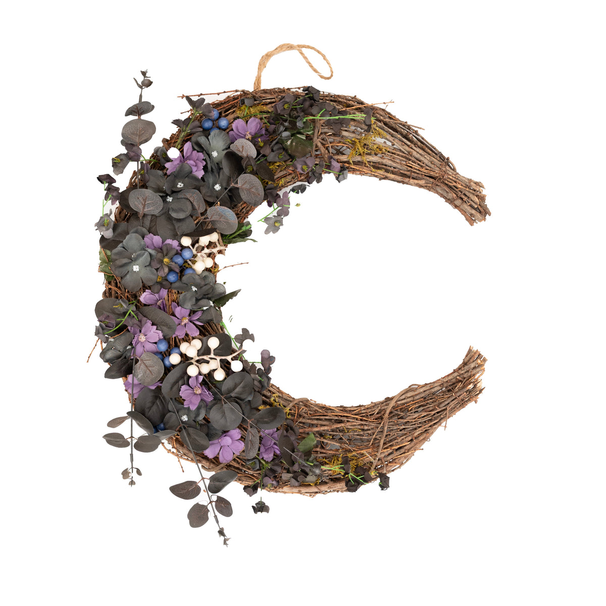 Rattan Moon Wall Hanger