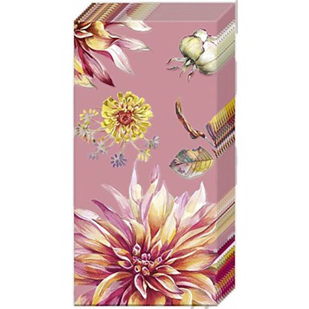 Dahlia Dream Pocket Tissue