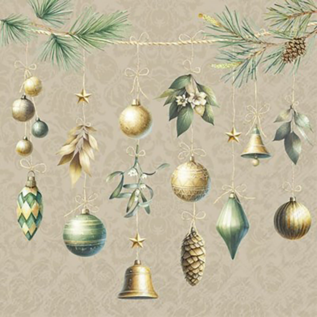 Christmas Decorations Lunch Napkin