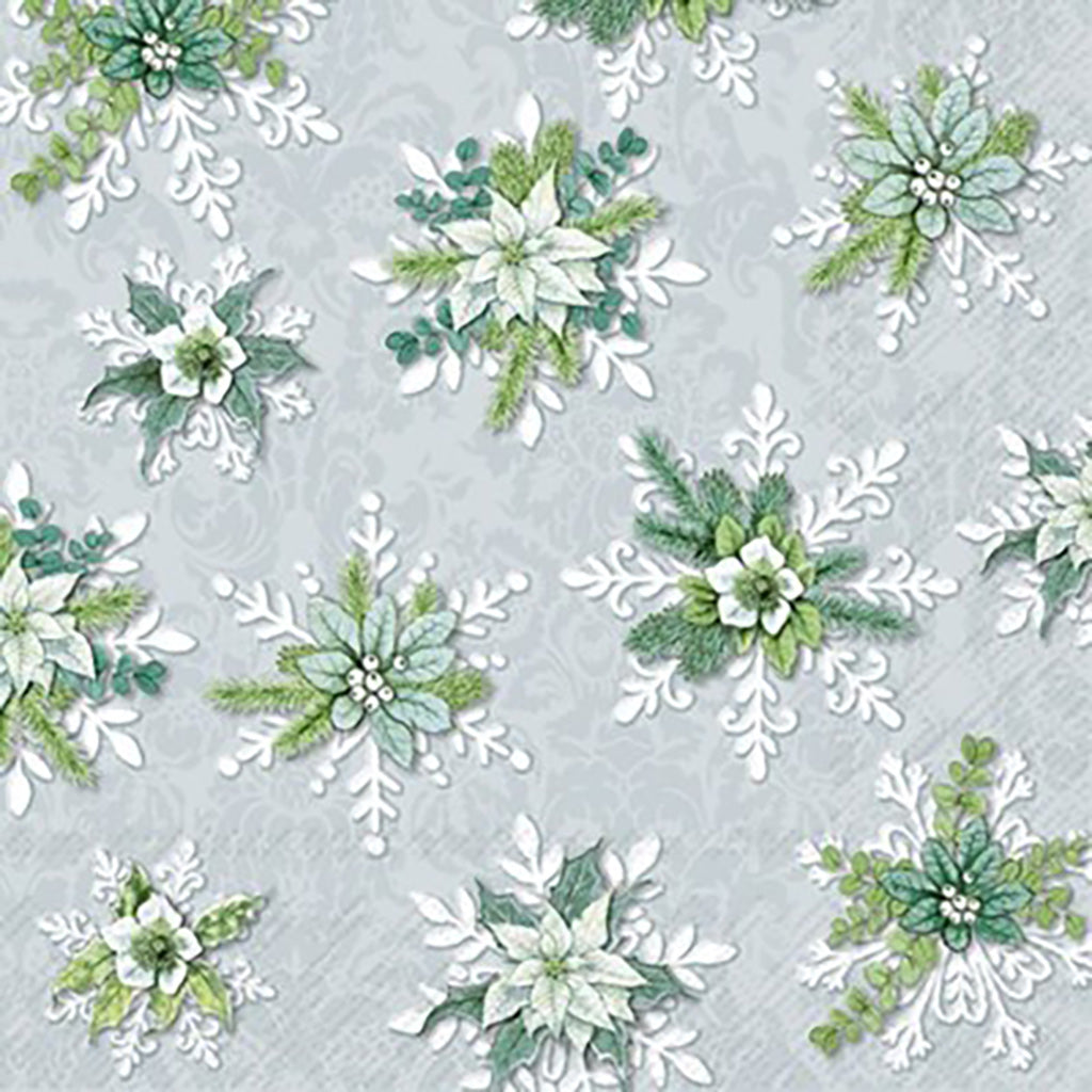Blooming Snowflakes Napkin