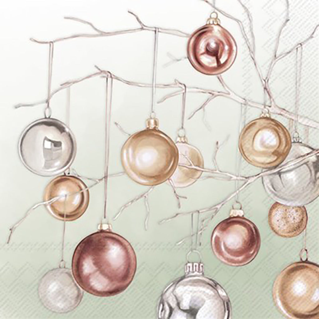 Copper Baubles Lunch Napkin