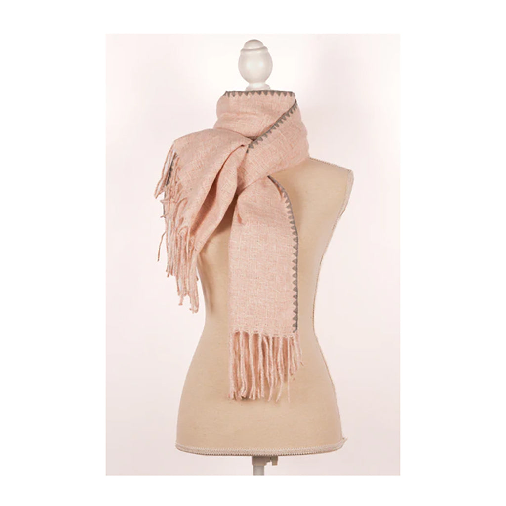 Whipstitch Scarf Pink