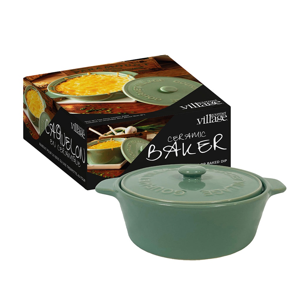 Sage Green Ceramic Baker