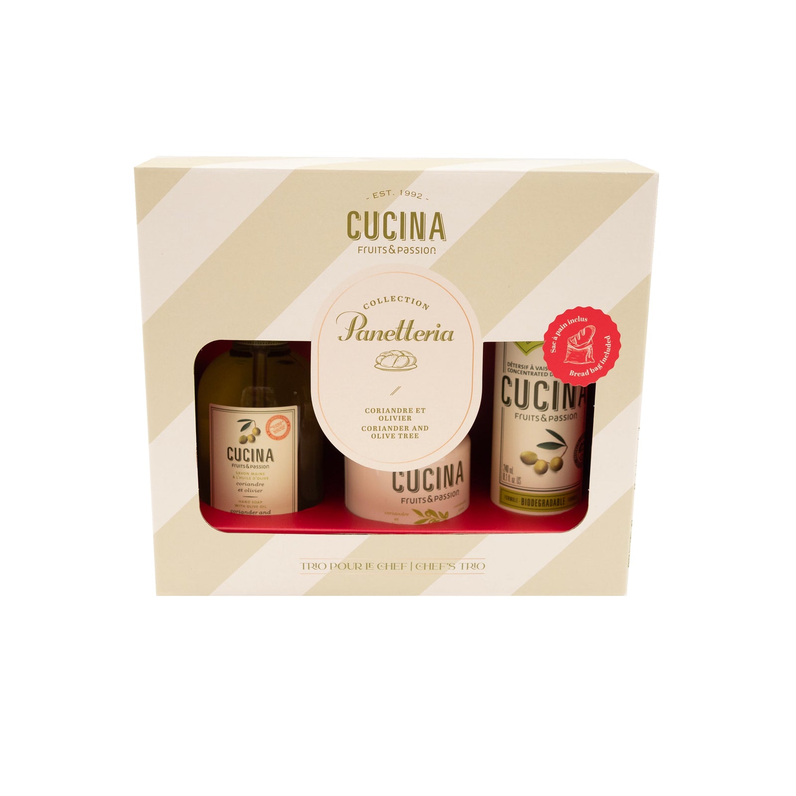 Chef Trio Coriander and Olive Tree