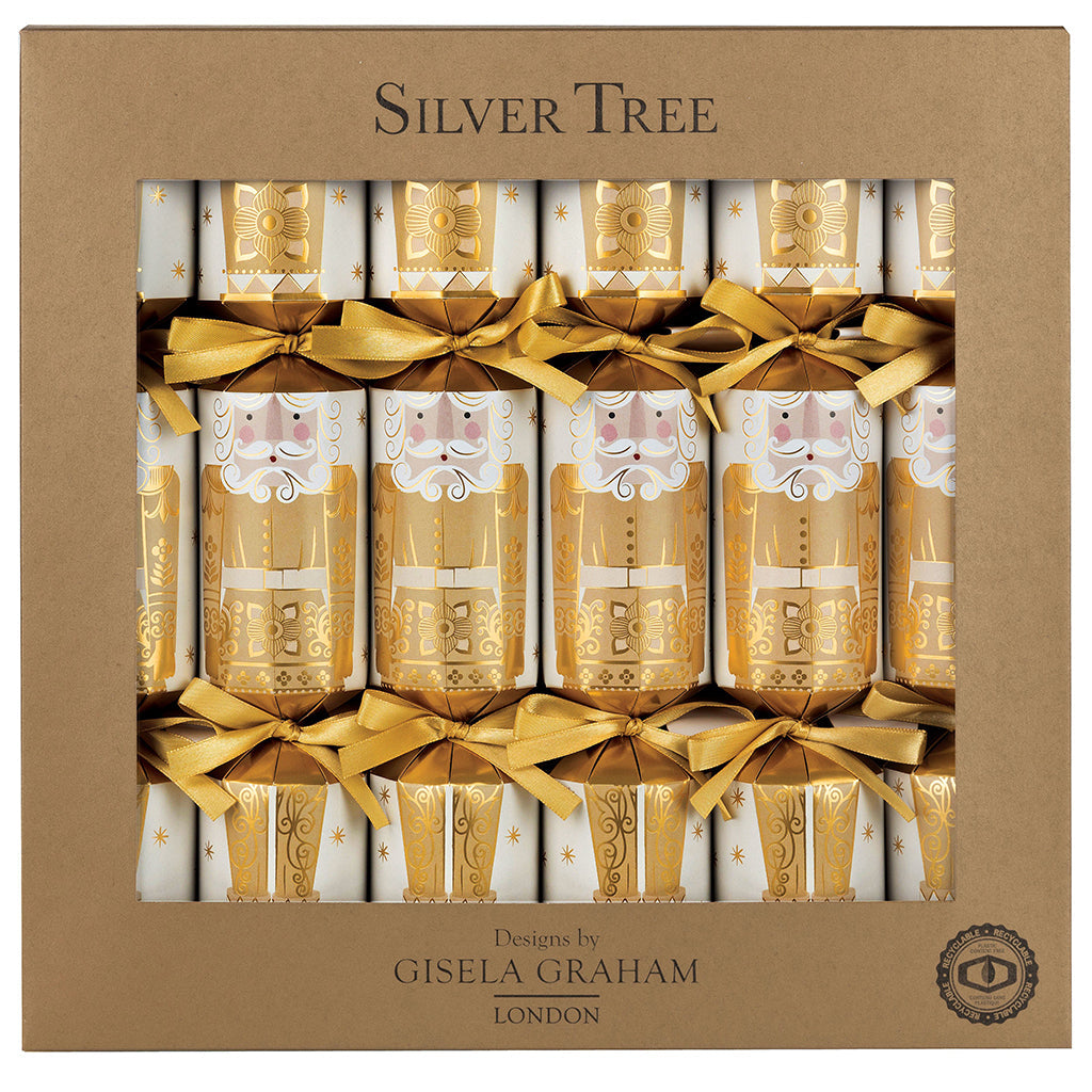 Gold Nutcracker Christmas Crackers
