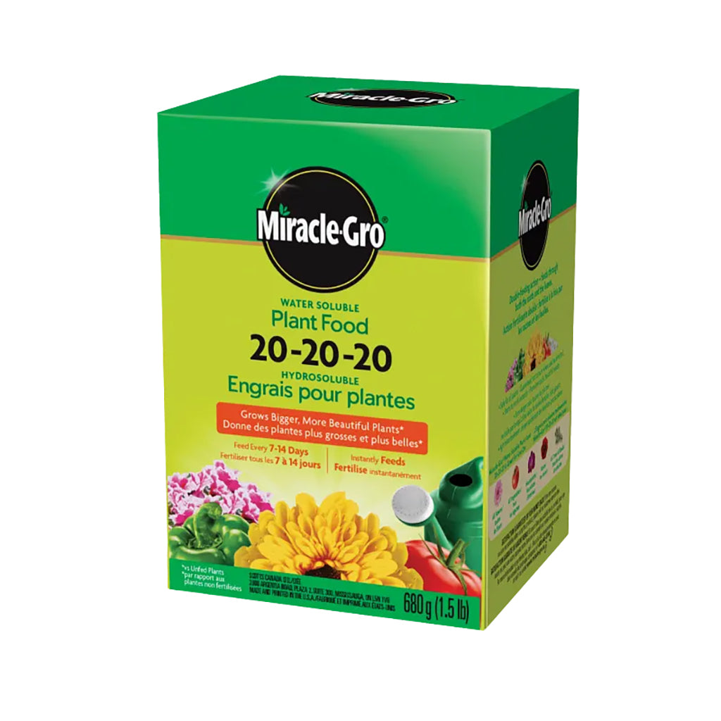 Miracle-Gro Water Soluble Plant Food 20-20-20 680G