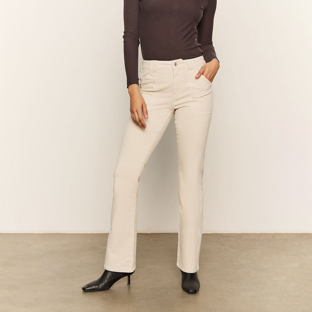 Corduroy Hayden Bootcut Vanilla Cream