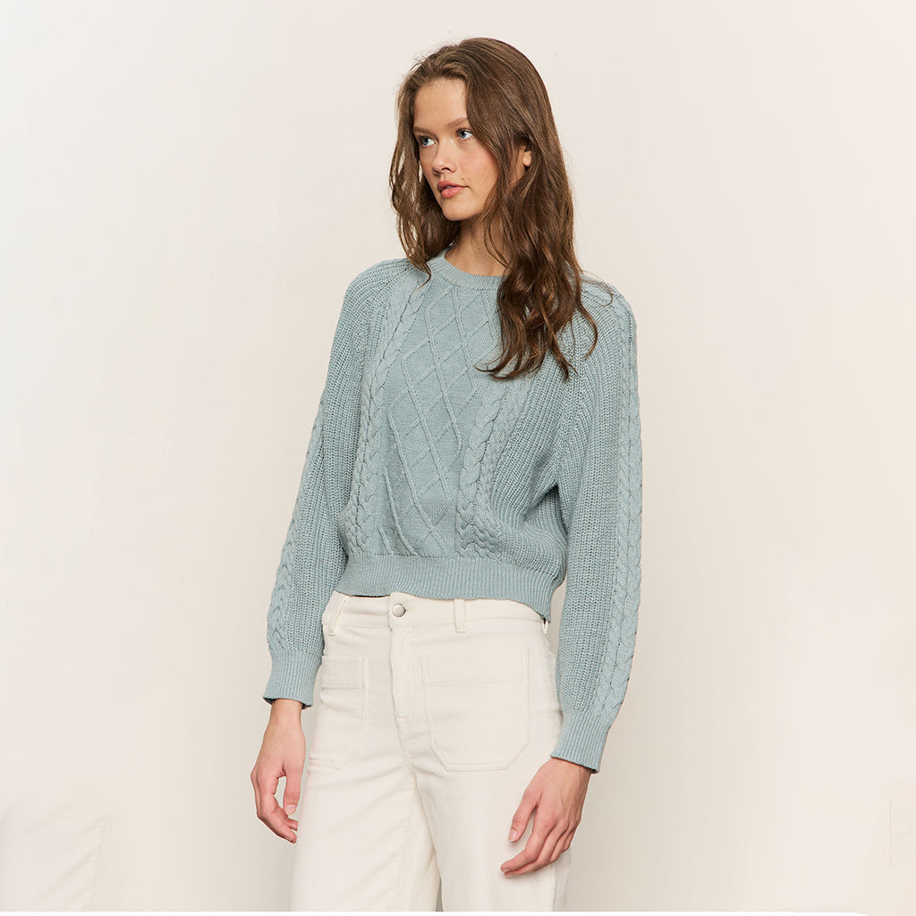 Nomad Cable Popover Sky Gray