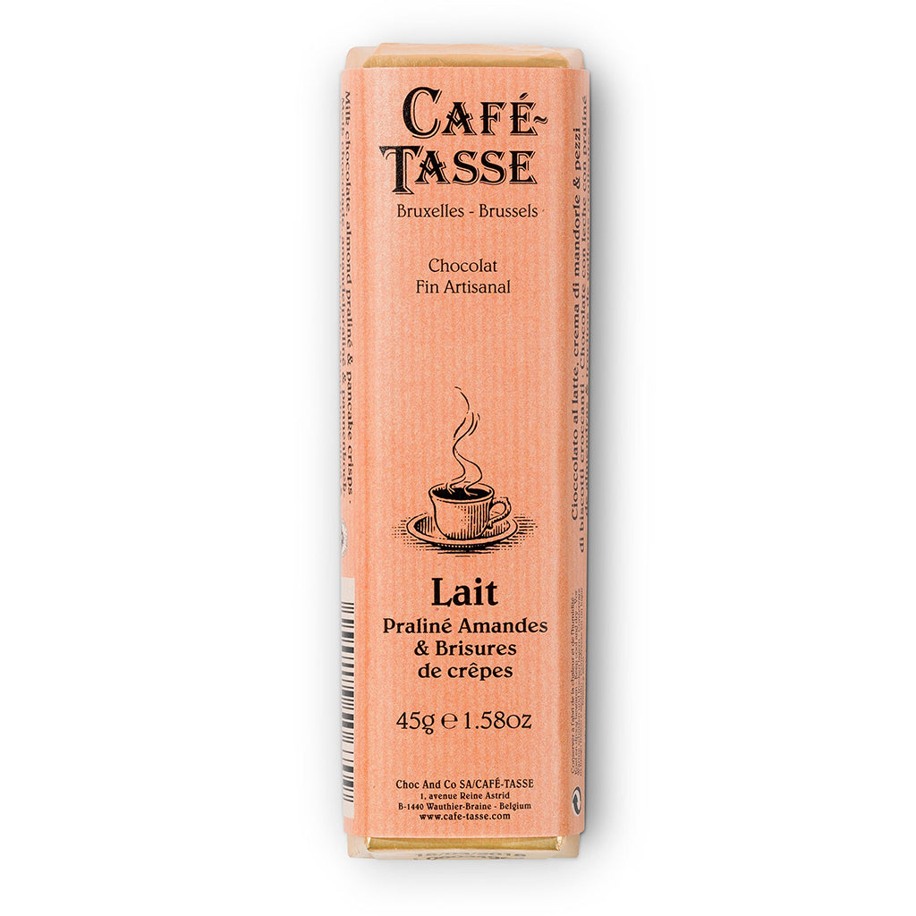 Café-Tasse Milk Chocolate with Praline and Crispy Crepes