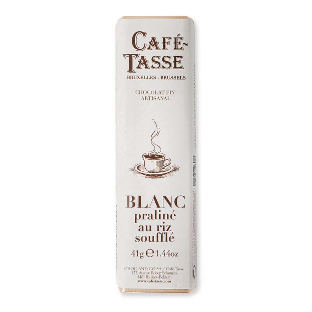 Café-Tasse White Chocolate with Praline and Puffed Rice