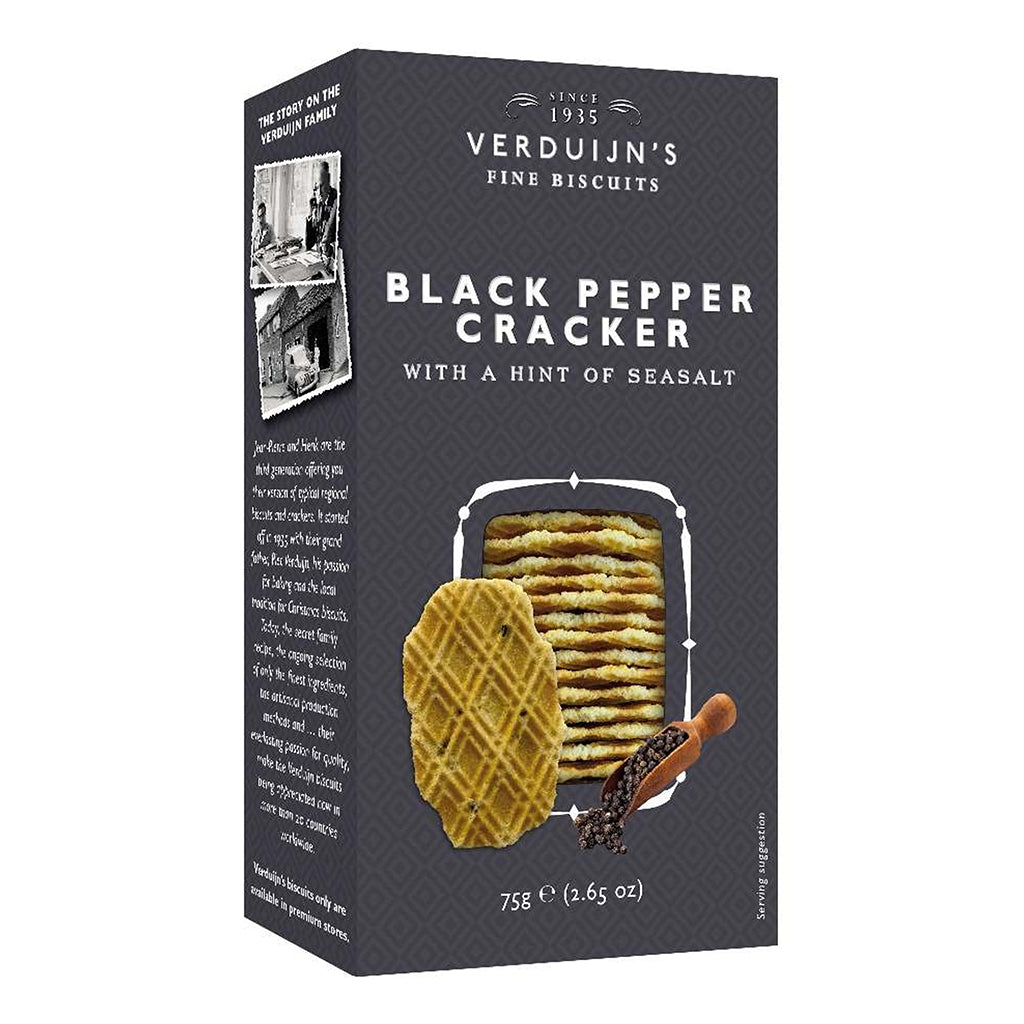 Verduijns Wafers with Black Pepper