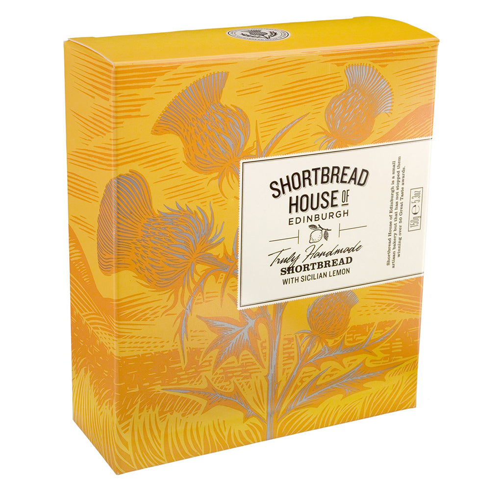 Shortbread House of Edinburgh Mini Shortbread Biscuits Sicilian Lemon