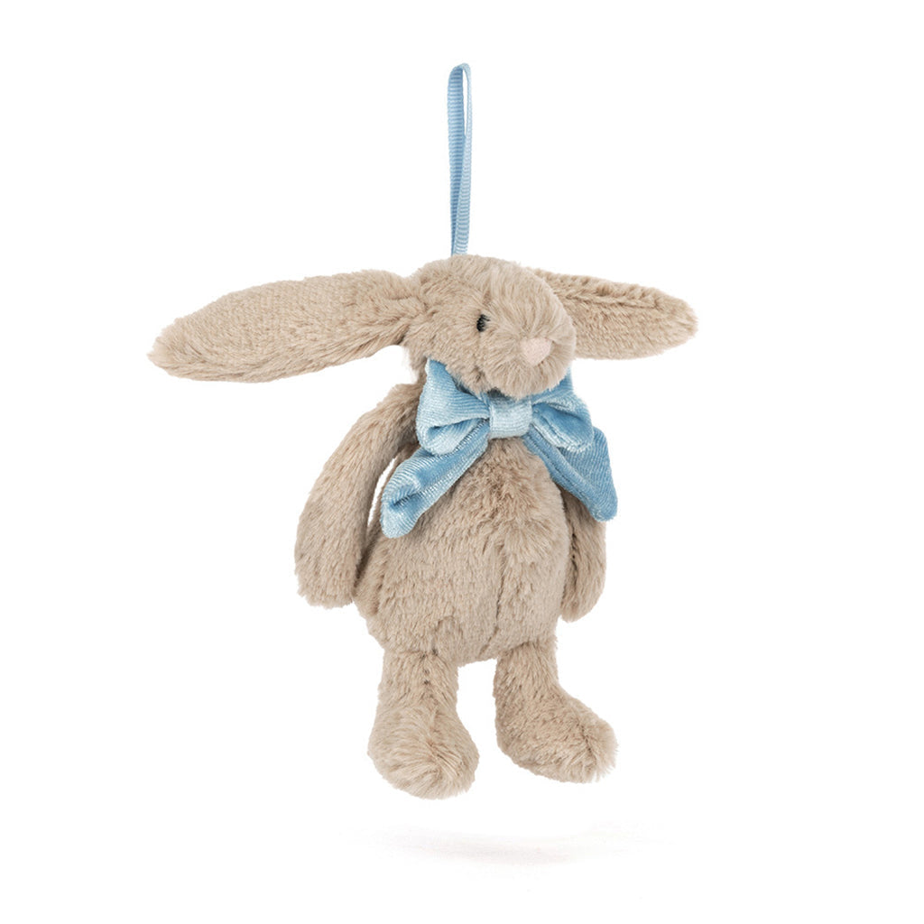 Bashful Beige Bunny Ornament