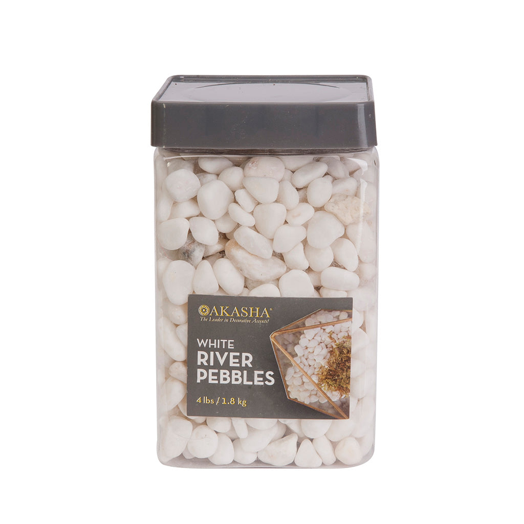 Akasha White River Pebbles - 4Lbs