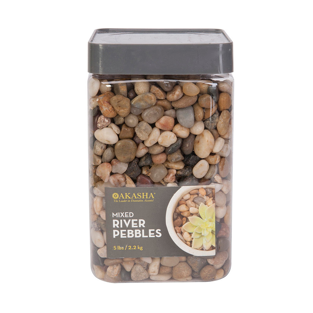Akasha Mixed River Pebbles - 5Lbs