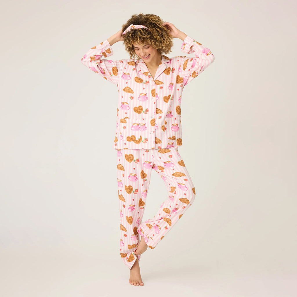 Brunch Club Flannel PJ Set