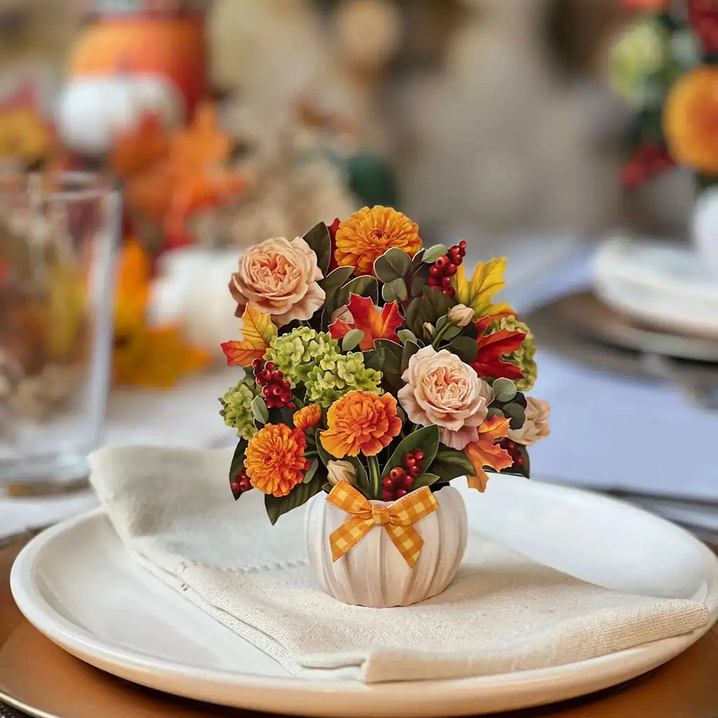 Pumpkin Spice Mini Bouquet And Card