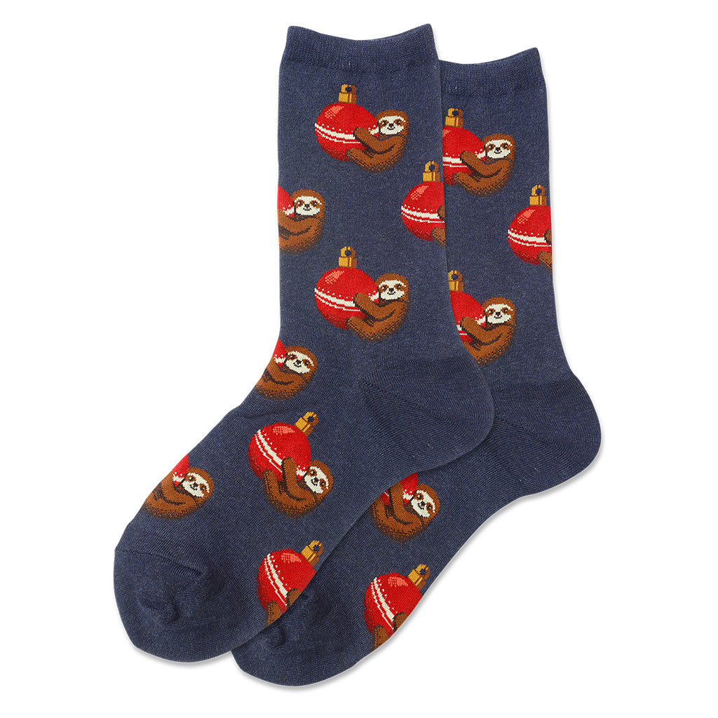 Holiday Sloth Socks