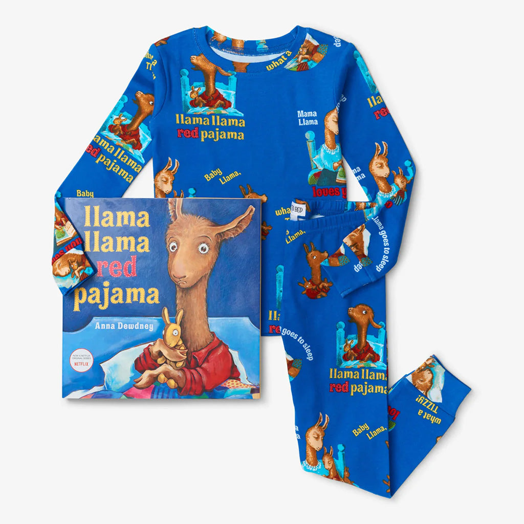 Llama Llama Red Pajama Flat Pack Pajama Set with Book