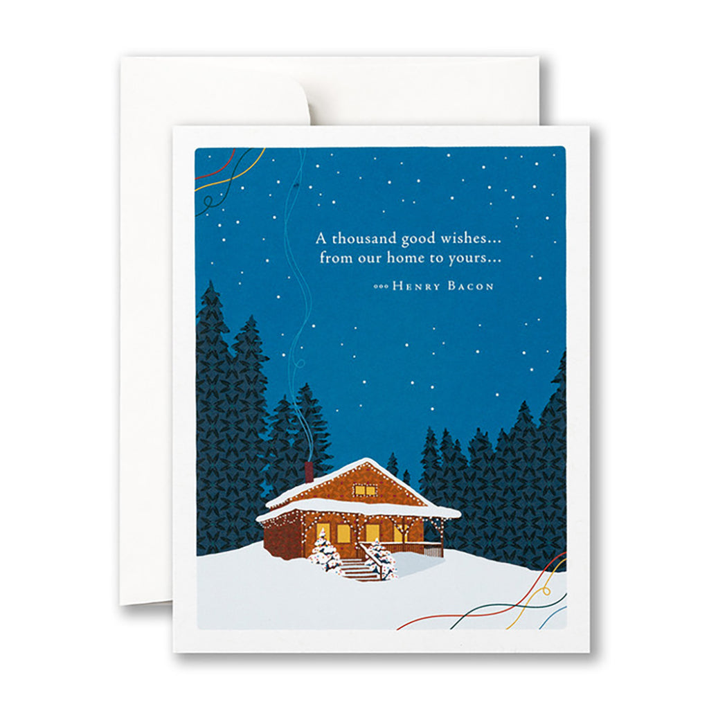 A Thousand Good Wishes Christmas Card