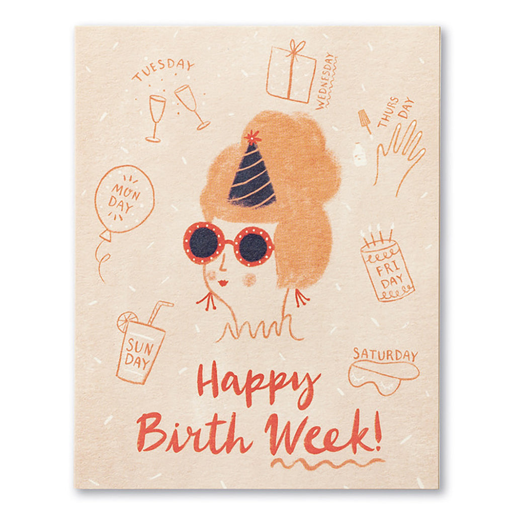 Happy Birth Week! Birthday Card