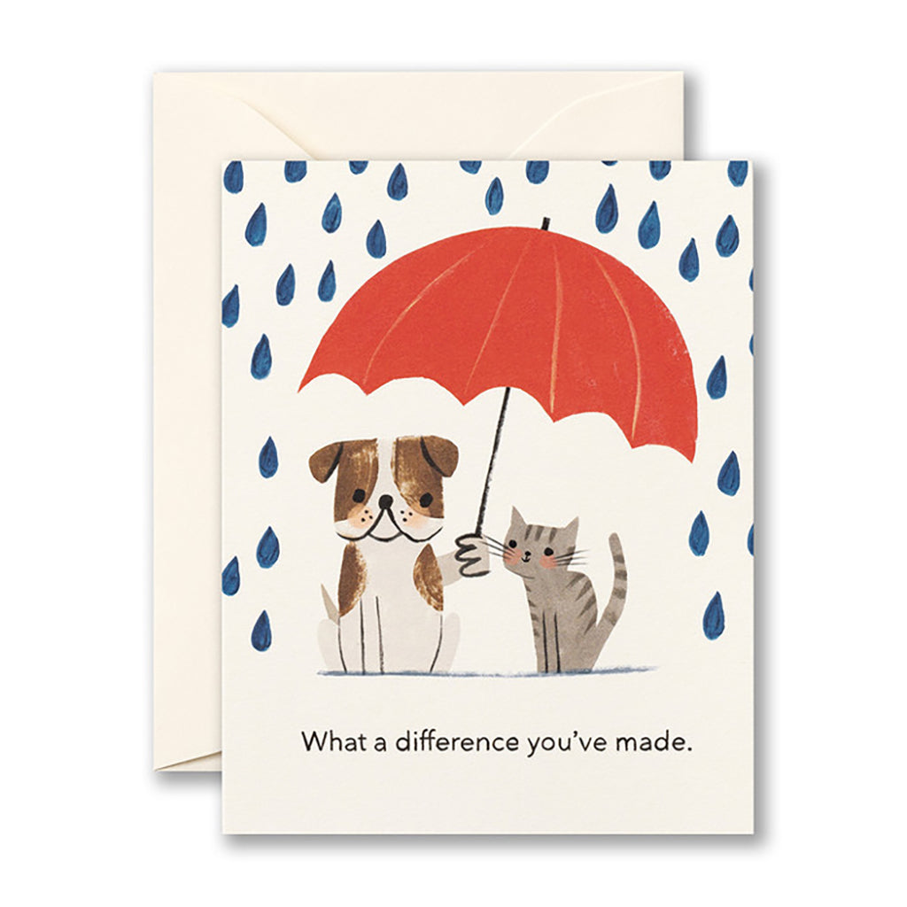 What a Difference You've Made. Thank You Card