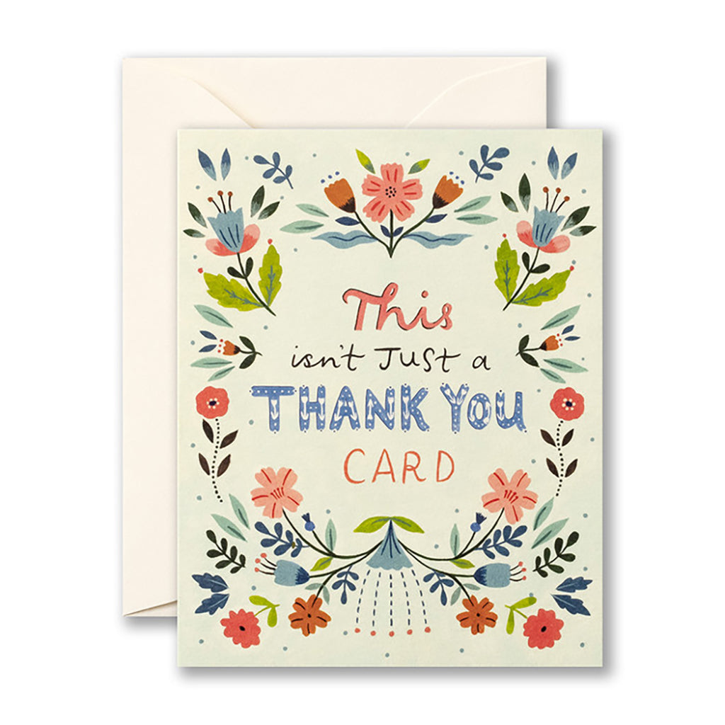 This isn't just a…Thank You Card