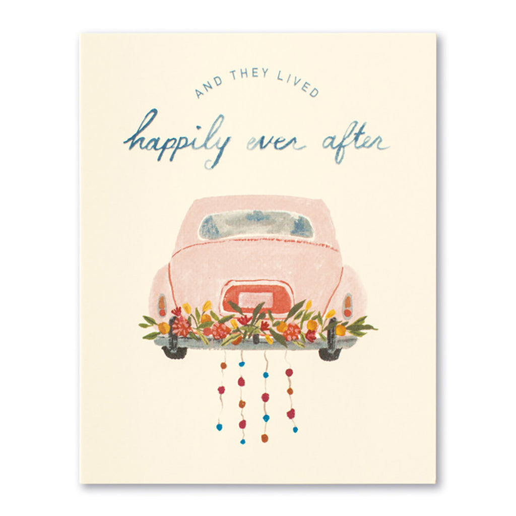 And They Lived Happily Ever After. Wedding Card